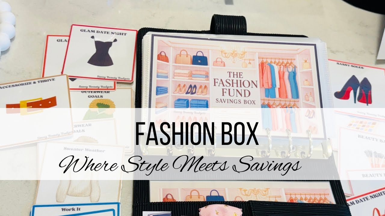 Unboxing The New Fashion Savings Challenge Box! #cashstuffing #savingschallenges #fashion #save 
