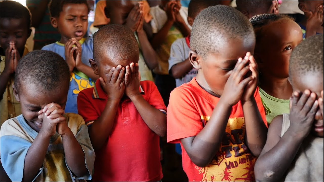 Orphan children soup kitchen in Namibia Windhoek Home of Good Hope with Adeyto