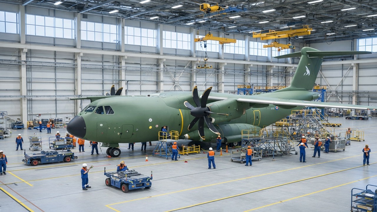 Inside the Factory: Building the Airbus A400M Atlas Giant Turboprop Tactical Airlifter