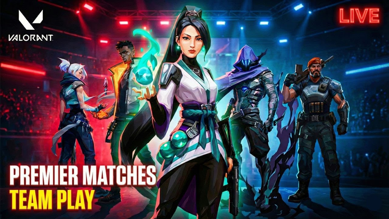 VALORANT PREMIER LIVE 🔴 | Team Matches | Competitive Grind