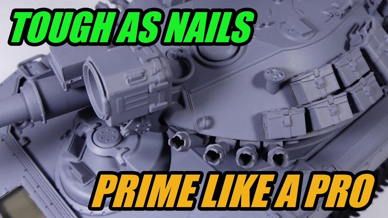 How to prime a scale model - durable & odorless VMS No-Peel primer tutorial feat. Sheridan Tank