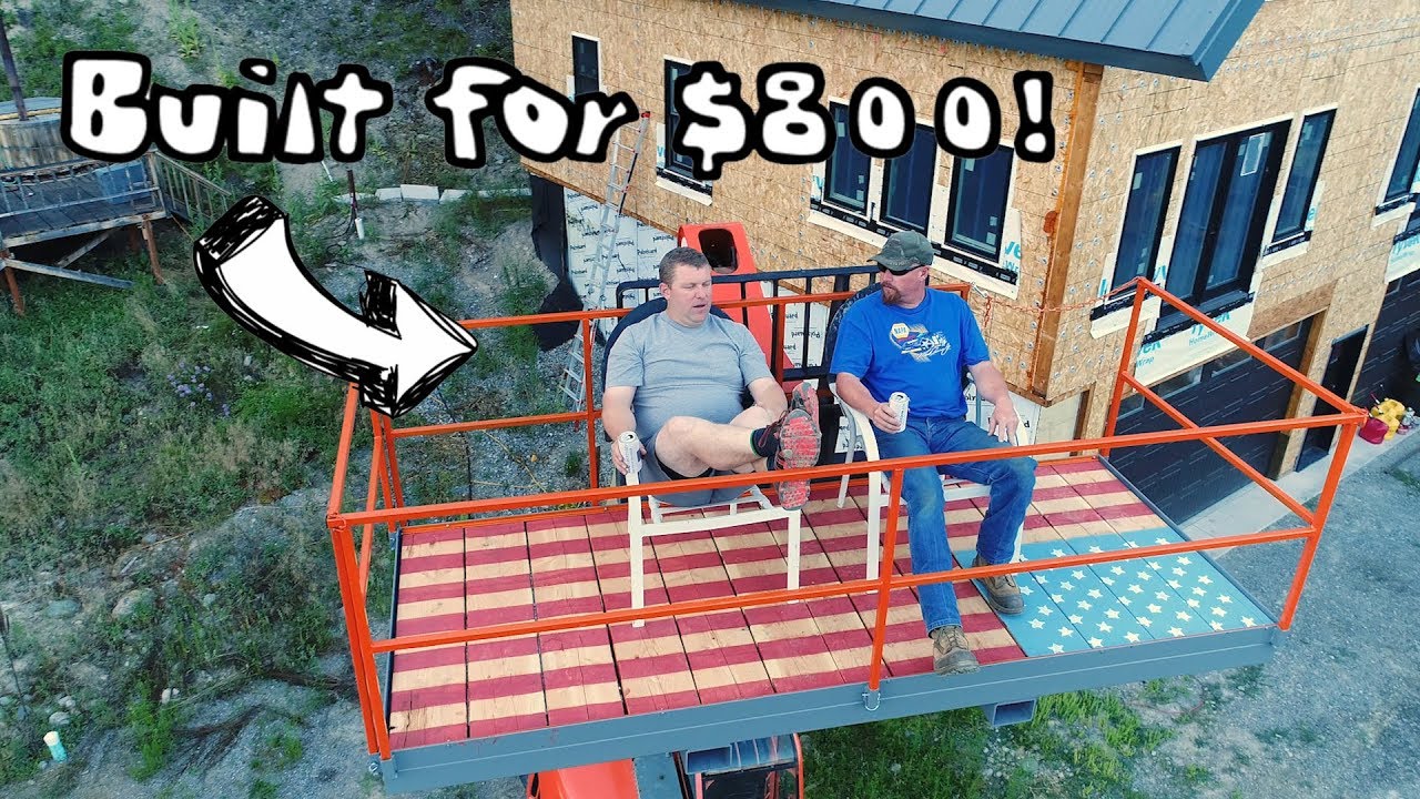 $3000 100% Custom Fabricated Forklift Platfrom Built for $800