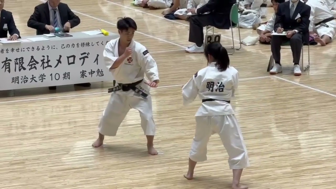 25全日 男女二段以上 本選 明治 田中・阿蘓品 5位