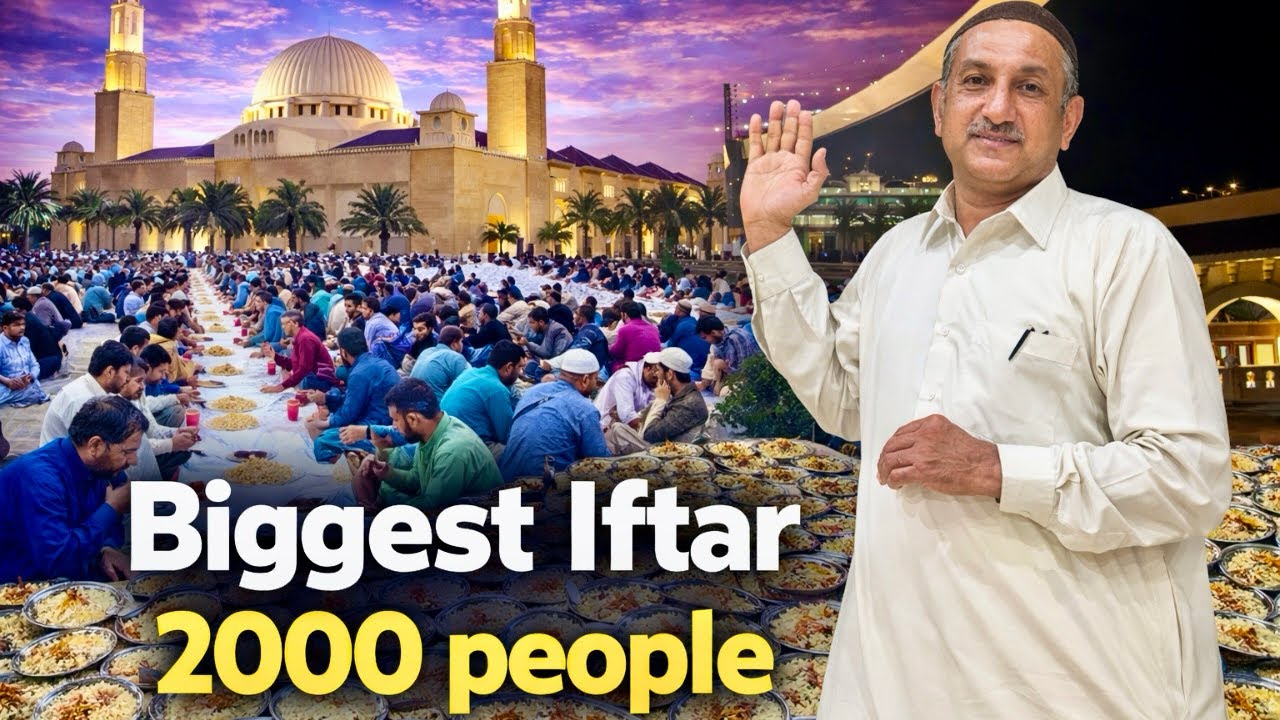 2000 People Massive Iftar in Riyadh | Al Rajhi Mosque Ramadan Experience 2026
