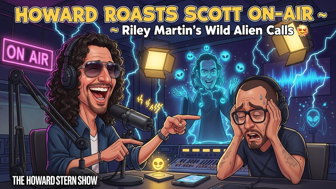 Howard ROASTS Scott On-Air 🔥 + Riley Martin&rsquo;s Wild Alien Calls 👽 | The Howard Stern Show