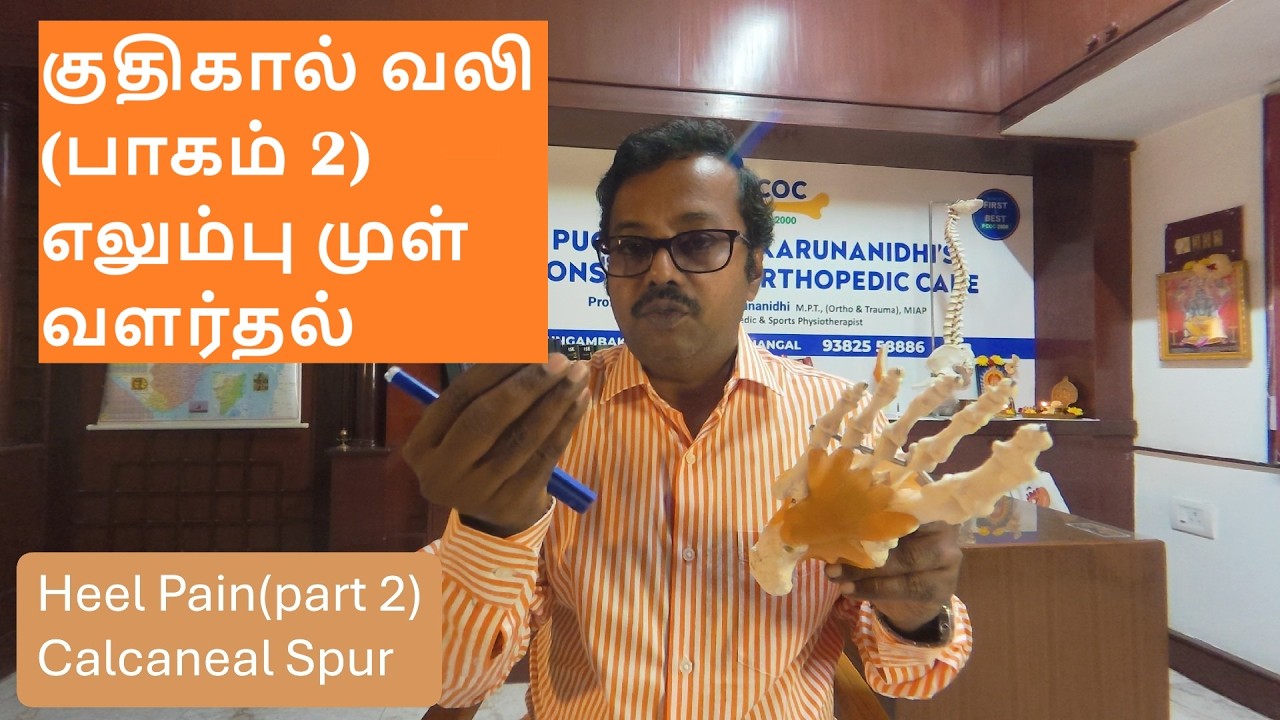 குதிகால்வலி (பாகம்2) எலும்பு முள் வளர்தல் Heel pain (part 2) Calcaneal Spur #pugazhendhikarunanidhi
