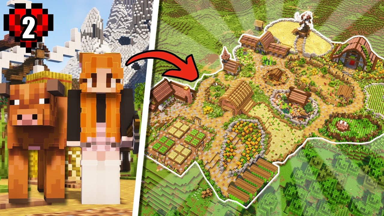 I Built an Awesome FARM in Hardcore Minecraft - Let's Play | Episode 2