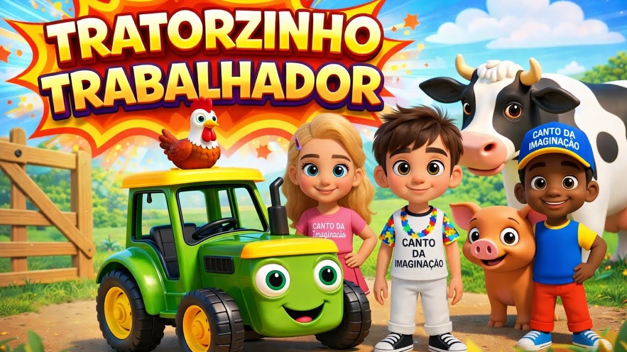 TRATORZINHO TRABALHADOR &ndash; VRUM VRUM | M&uacute;sica Infantil Da Fazendinha