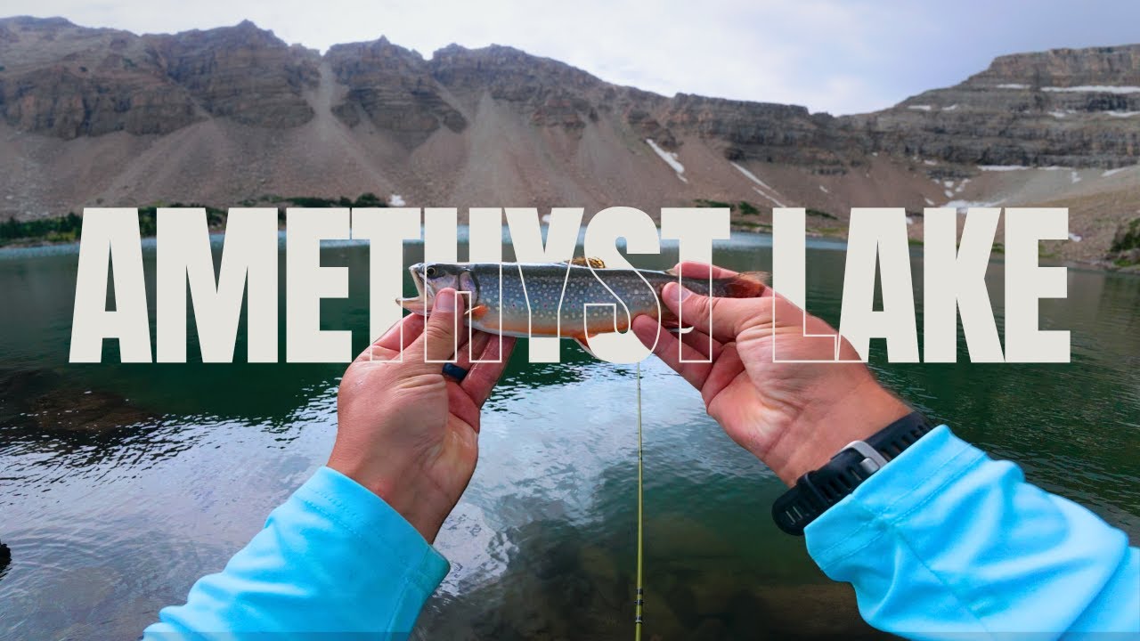 Fishing for Brook Trout in High Mountain Lakes of Utah
