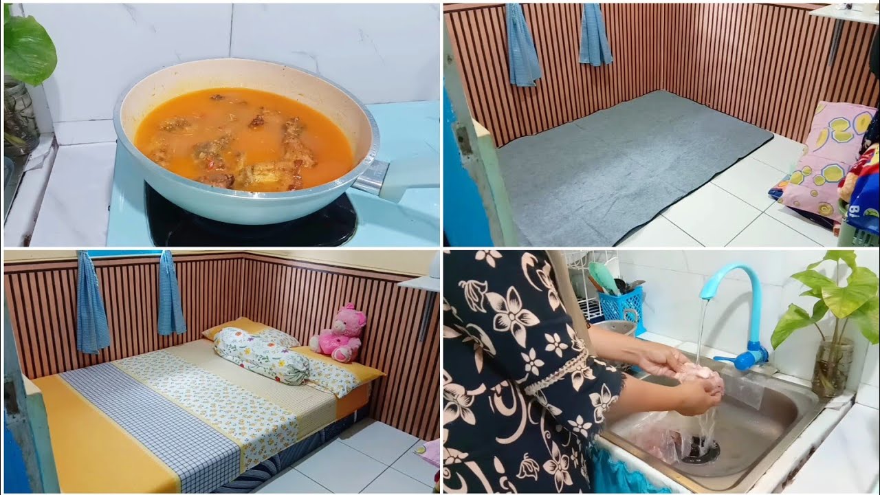 MASAK SAHUR | PASANG KARPET ALAS KASUR | GANTI SEPREI DAN BEBERES ✨Vlog Ramadhan
