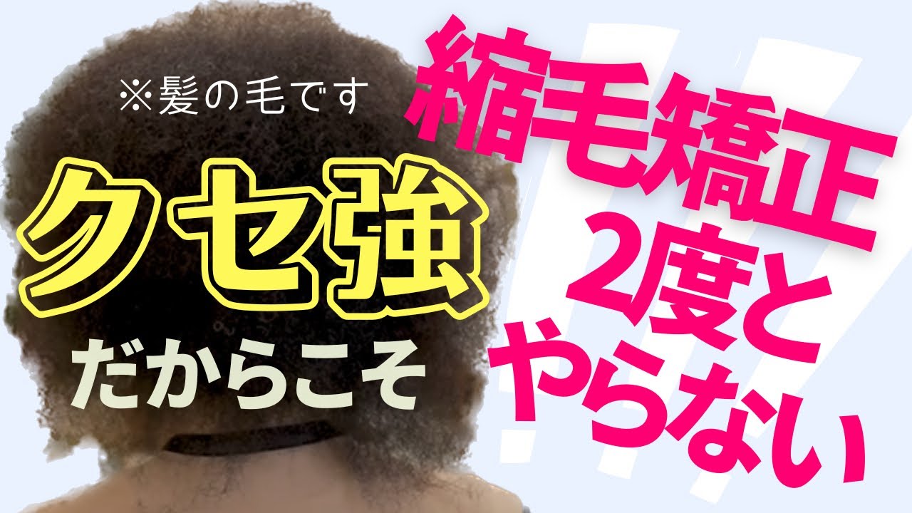 【脱縮毛矯正】強いくせ毛こそ縮毛矯正をおすすめしない理由をお話しします