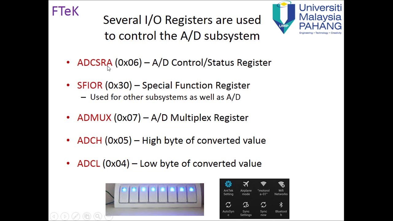 Microconttrolling Module 9 Analog to digital converter  (ADC)