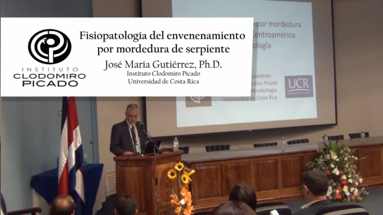 Fisiopatología del envenenamiento - Dr. José María Gutierréz