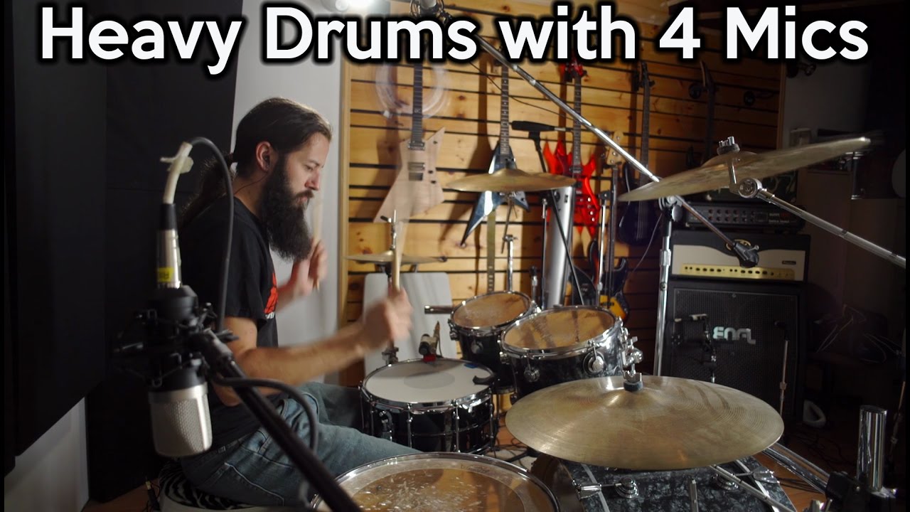 Heavy Drums with 4 Mics -  The 