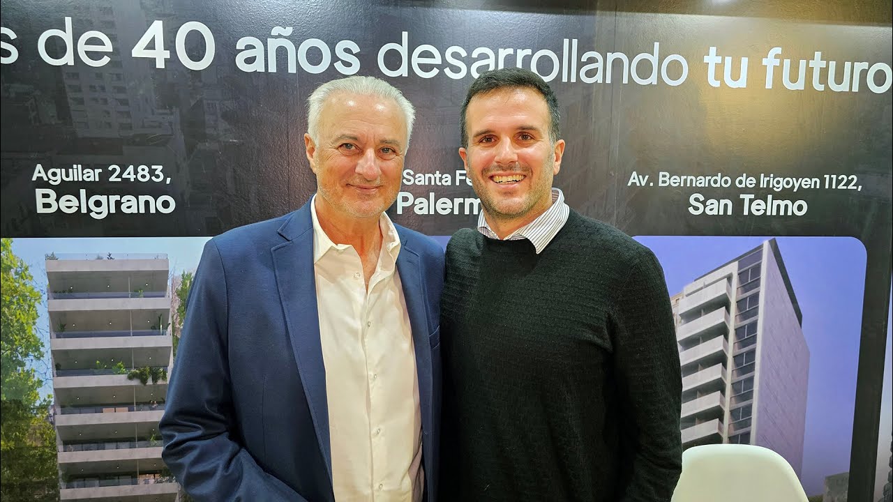 Expo Real Estate 2025 | STAND Charla Arq. Gabriel Mayo y Lic. Leonardo Colusso
