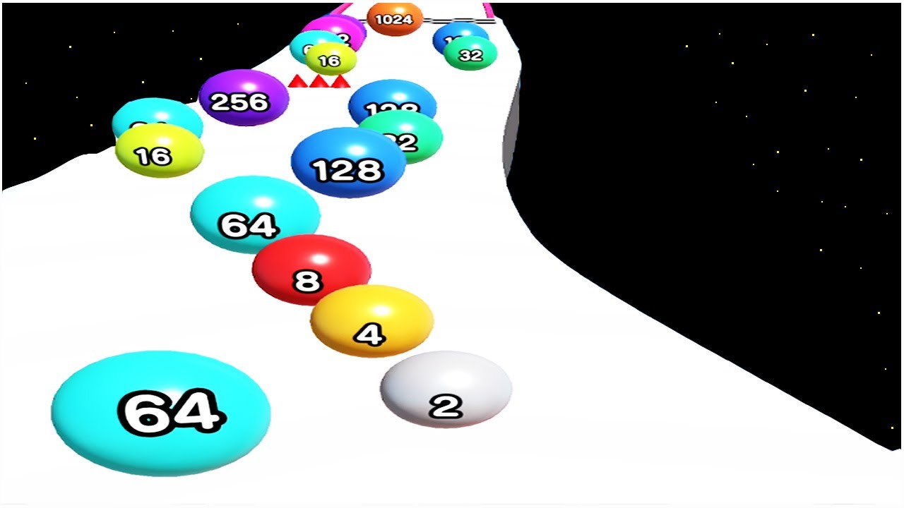 Ball Run Number Master 2048 - Gameplay Walkthrough - Levels 6-12