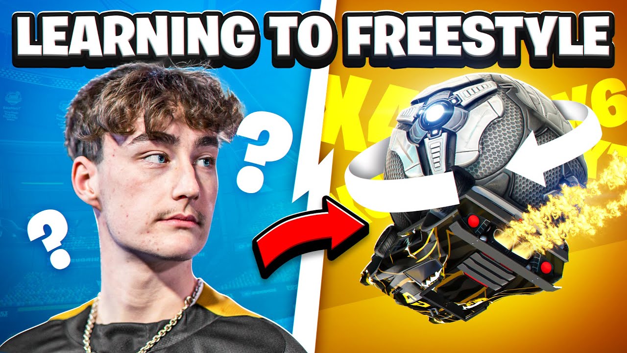 Teaching An RLCS PRO How To FREESTYLE!