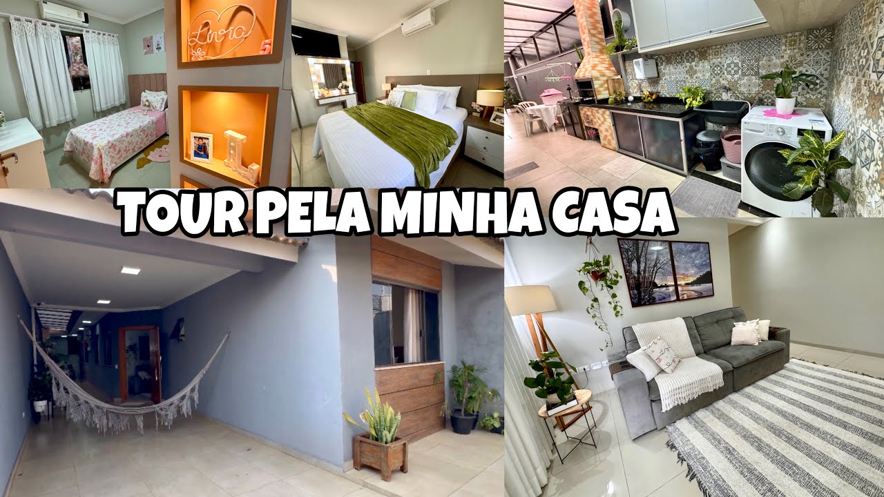 TOUR COMPLETO DA MINHA CASA 🏠 MOSTREI DETALHES DE TUDO #tour #tourpelacasa #donadecasa #casa