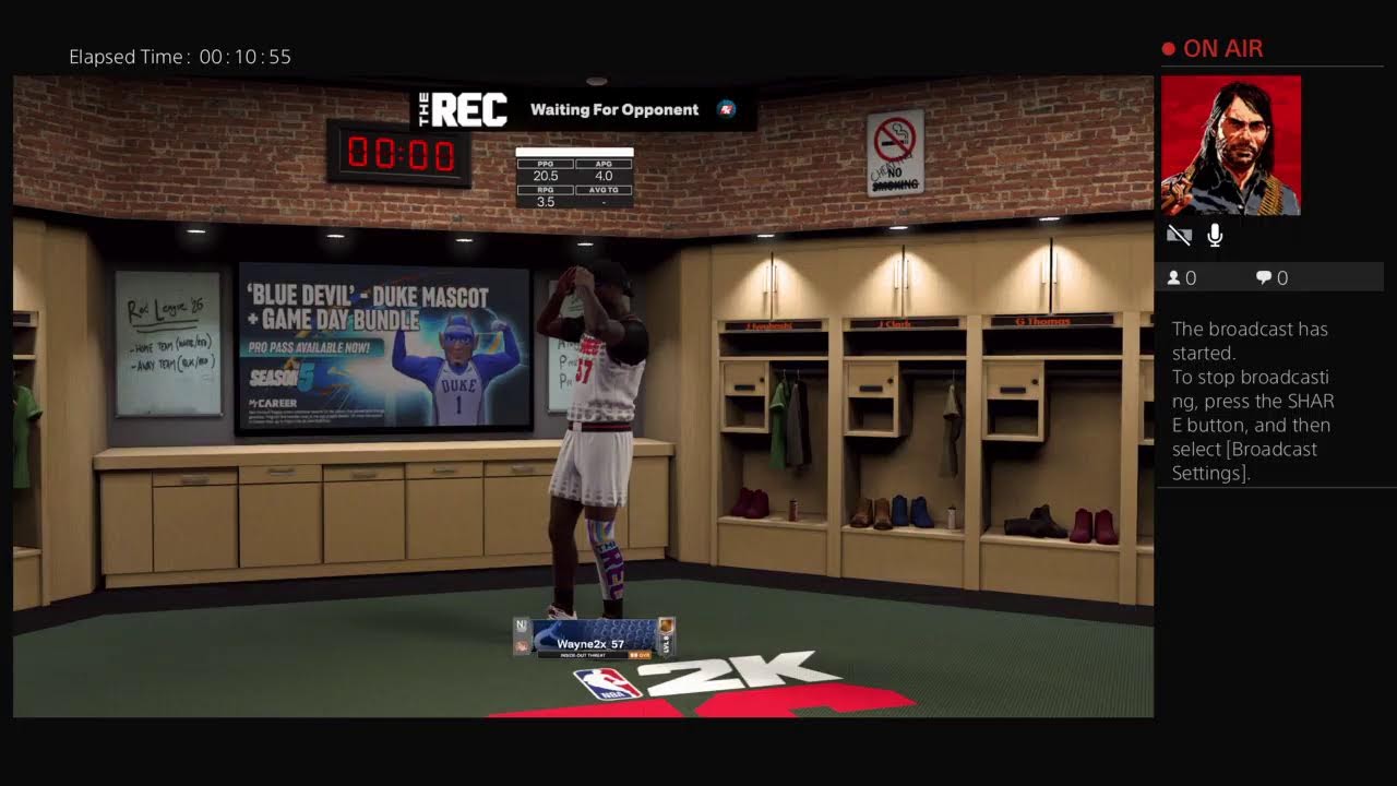 Wayne2x_57's Live playing 2k26 walk ons