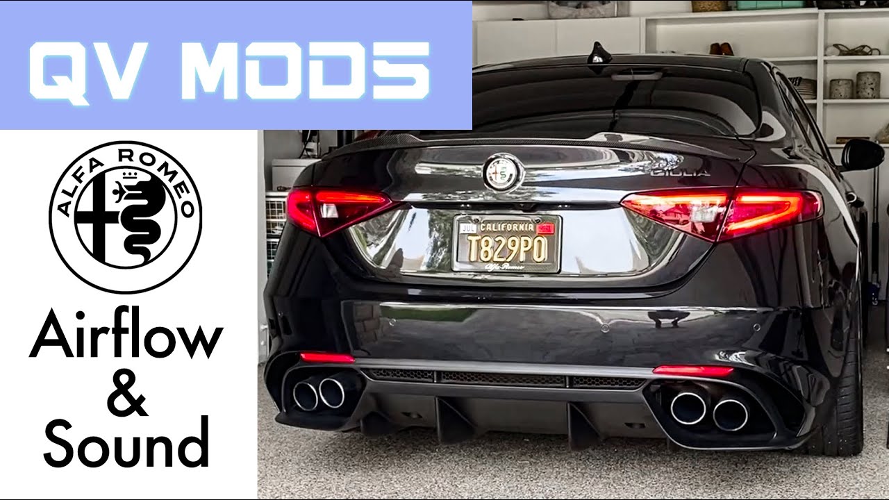 Alfa Romeo QV Mods: Centerline X-pipe, Sprint Filter, Forza Controller, & GFB DV+ Impressions