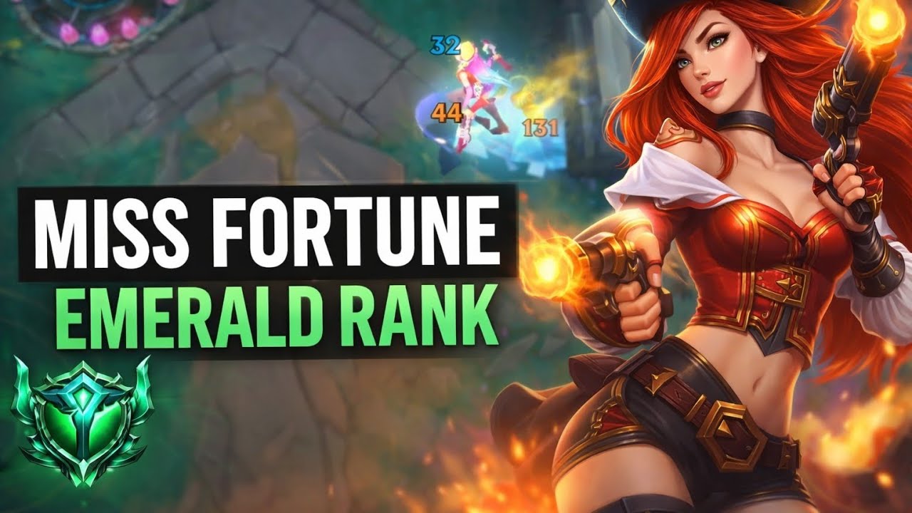 Miss Fortune DESTROYS Emerald Rank | Season 20 Rank Climb Gameplay