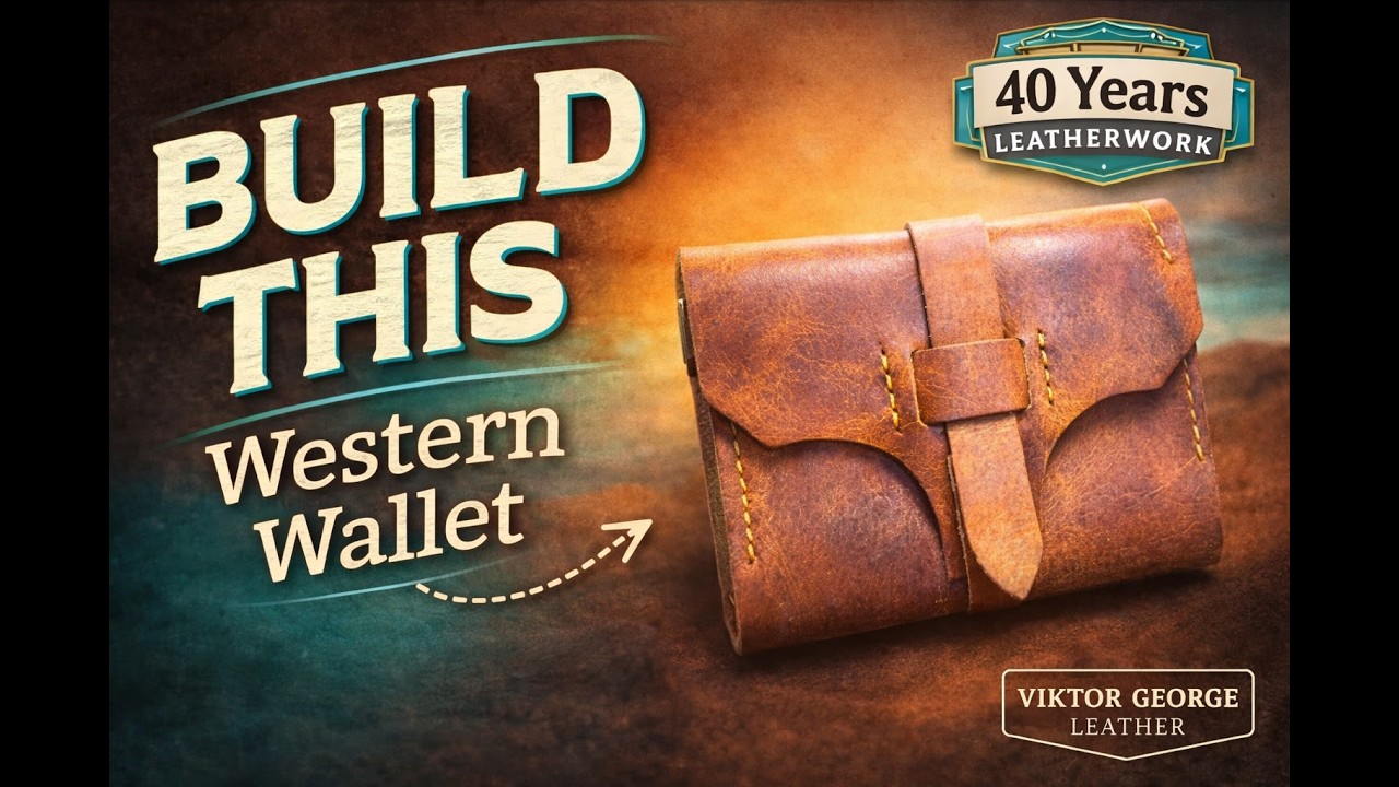 THE AMERICAN WEST WALLET BY Viktor George Leather Goods  #leather #youtube #youtubevideo #diy