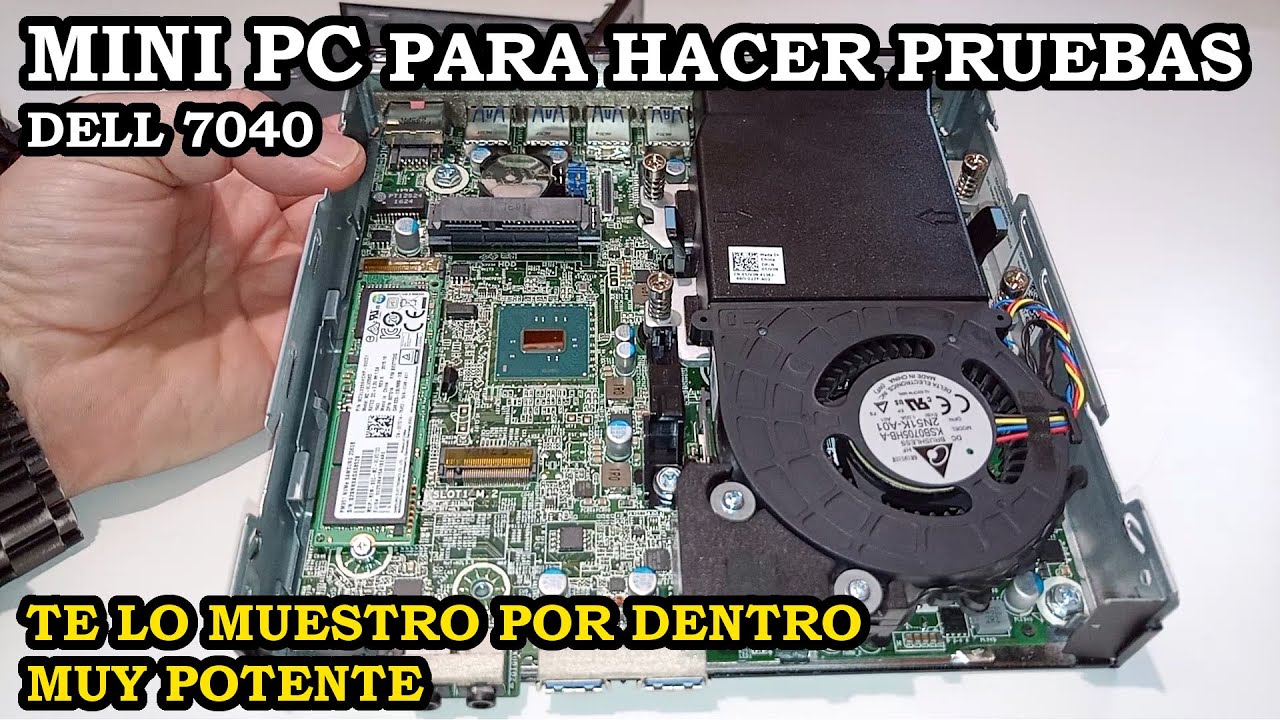 Mini PC Dell 7040. Comprado Para Hacer Pruebas .Te lo Muestro por Dentro. Nuevos Buses M.2. 355
