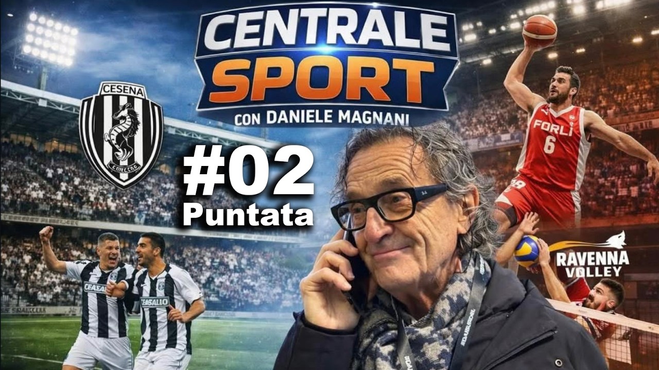 CENTRALE SPORT  16/2 Cesena: crisi o sfortuna? Il Ravenna riparte, Basket e Volley tra luci e ombre