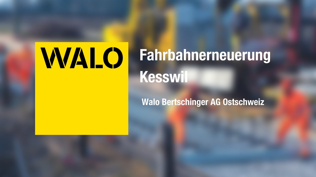 Walo Bertschinger AG | Fahrbahnerneuerung Kesswil