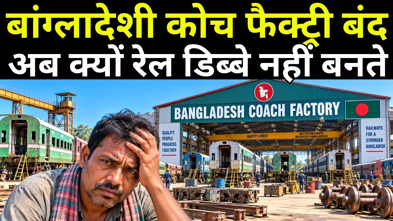 Why Bangladesh's Only  Rail Coach Factory Was Shut Down | बांग्लादेश ने कोच फैक्ट्री बंद क्यों की