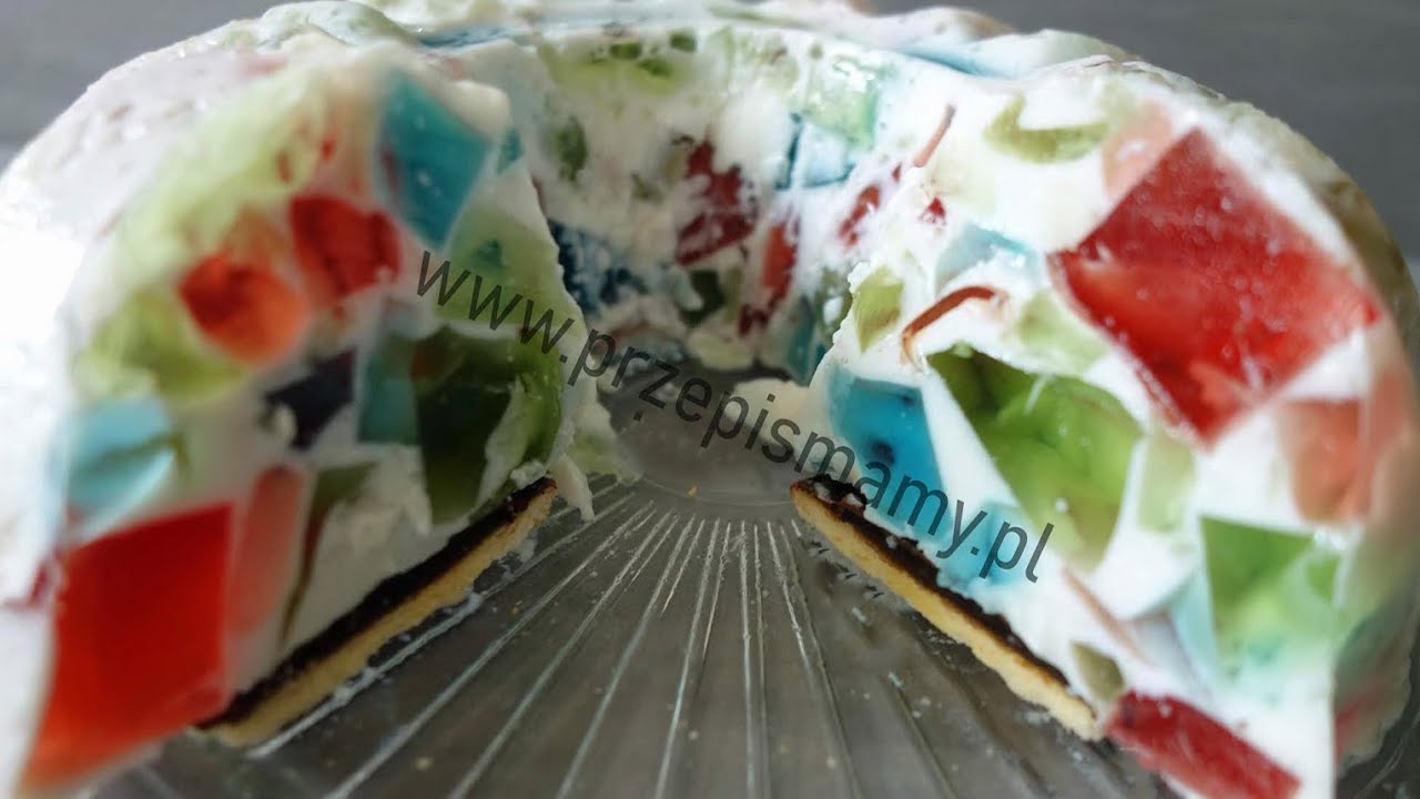 Babka z galaretek - przepis jak zrobić ciasto z galaretkami