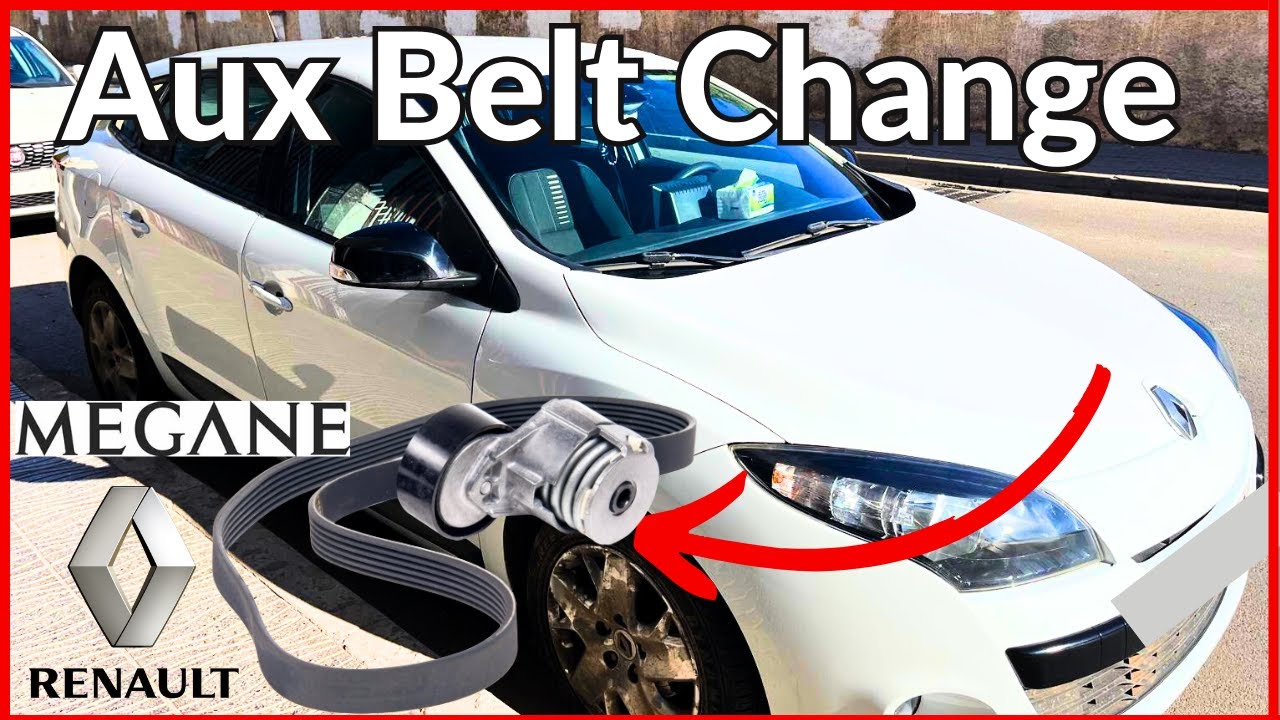RENAULT MEGANE 3 - AUX BELT CHANGE - QUICK & EASY