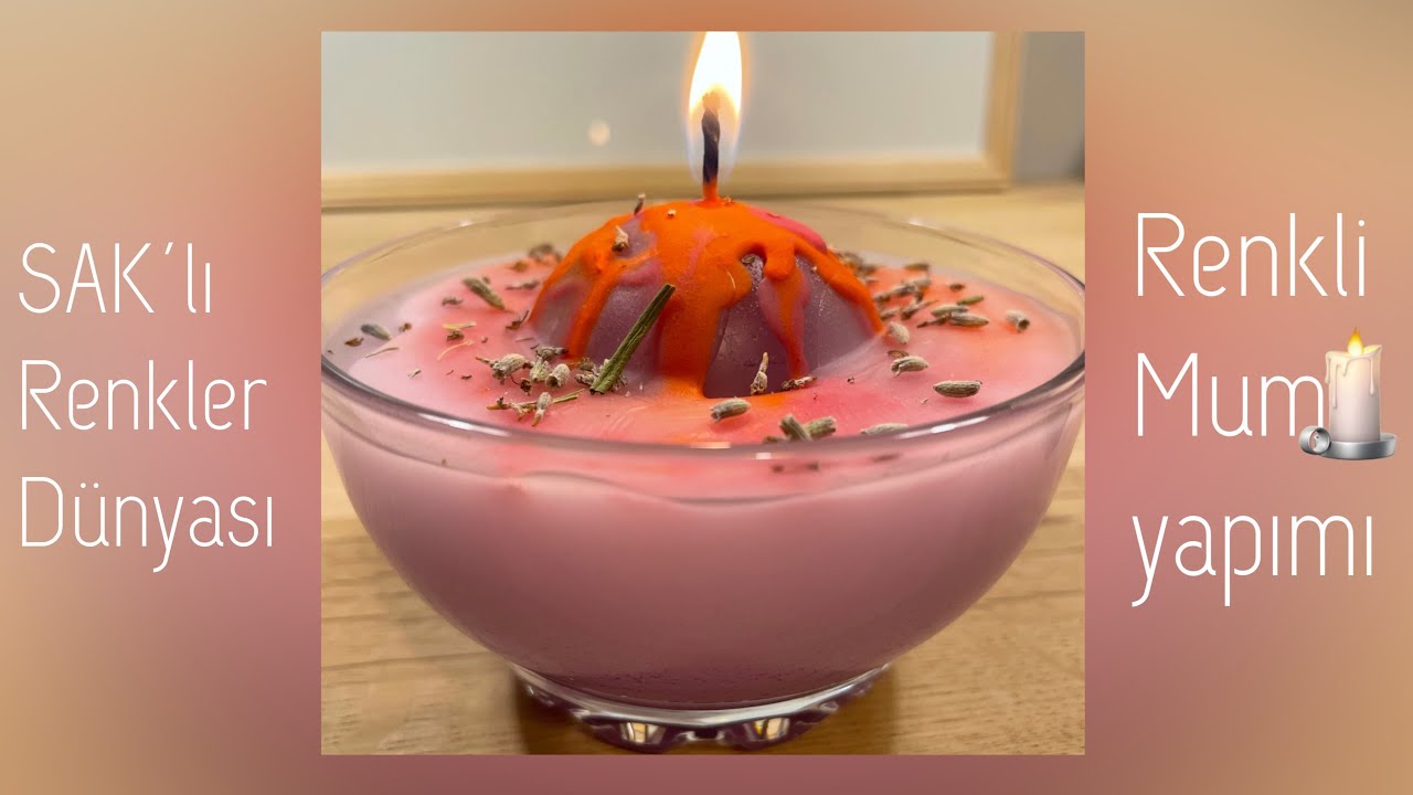 Renkli Dondurma Mum | Ice Cup Candle