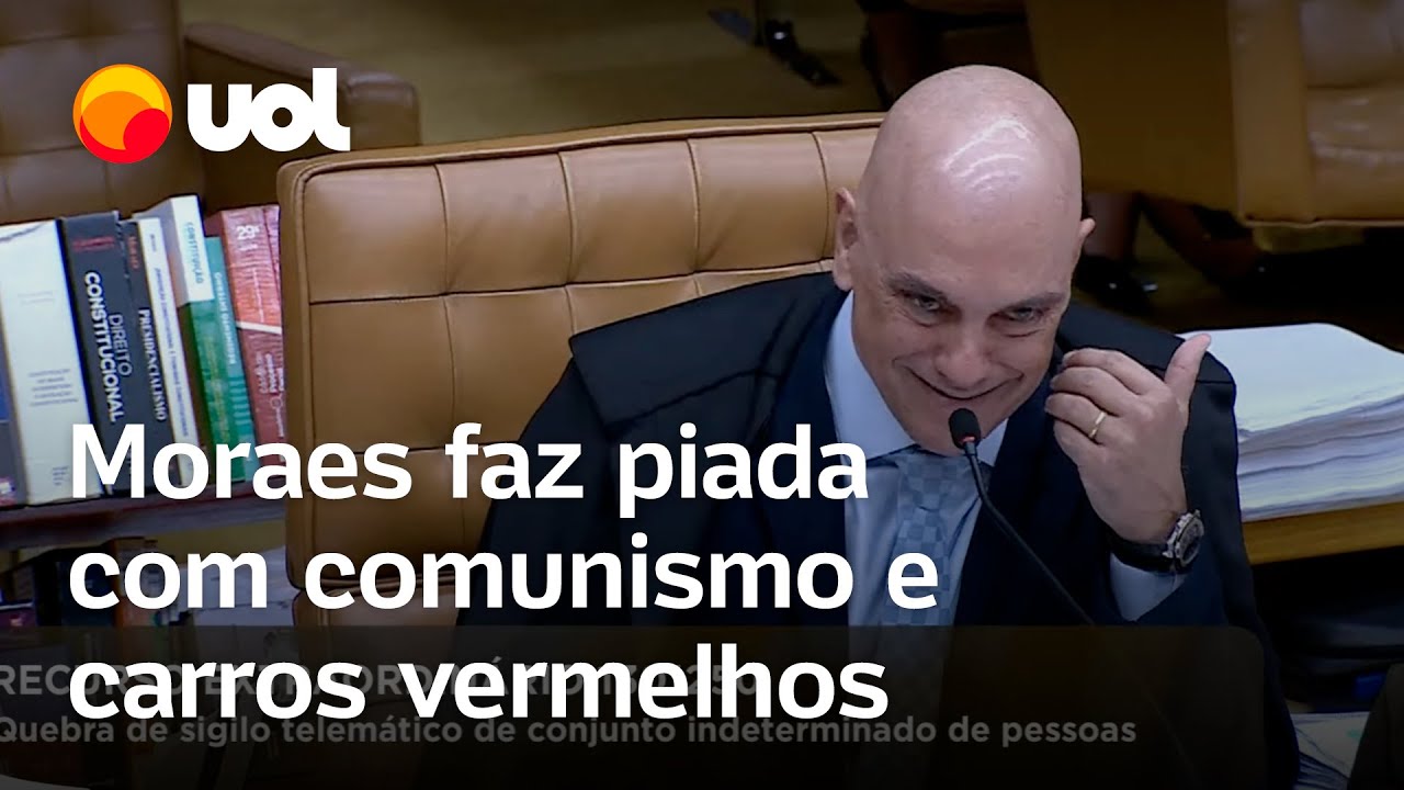 Moraes brinca sobre algoritmos e faz piada com compra de carro vermelho: &lsquo;Meu comunismo&rsquo;