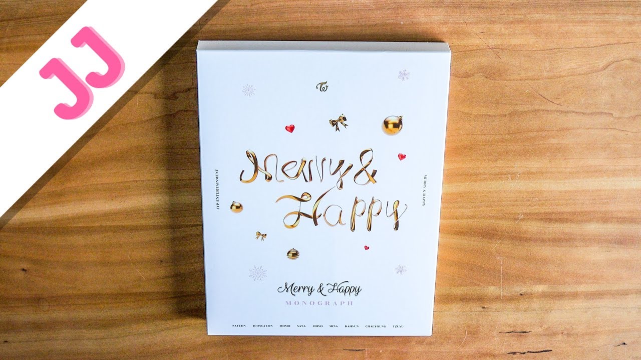 Merry & Happy Monograph - TWICE Photobook Unboxing | JJ Once