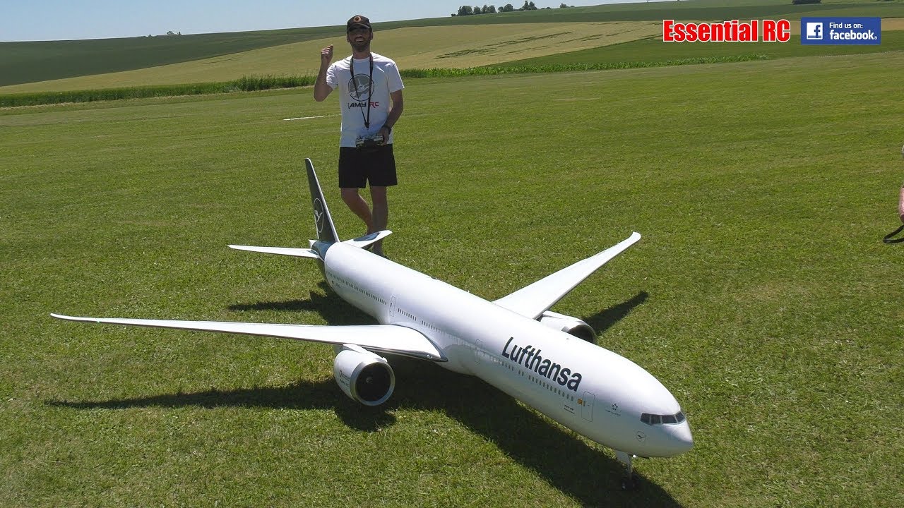BOEING 777-9X Electric Ducted Fan (EDF) RC AIRLINER: RAMY RC (Schübeler EDF, Castle Creations ESC)