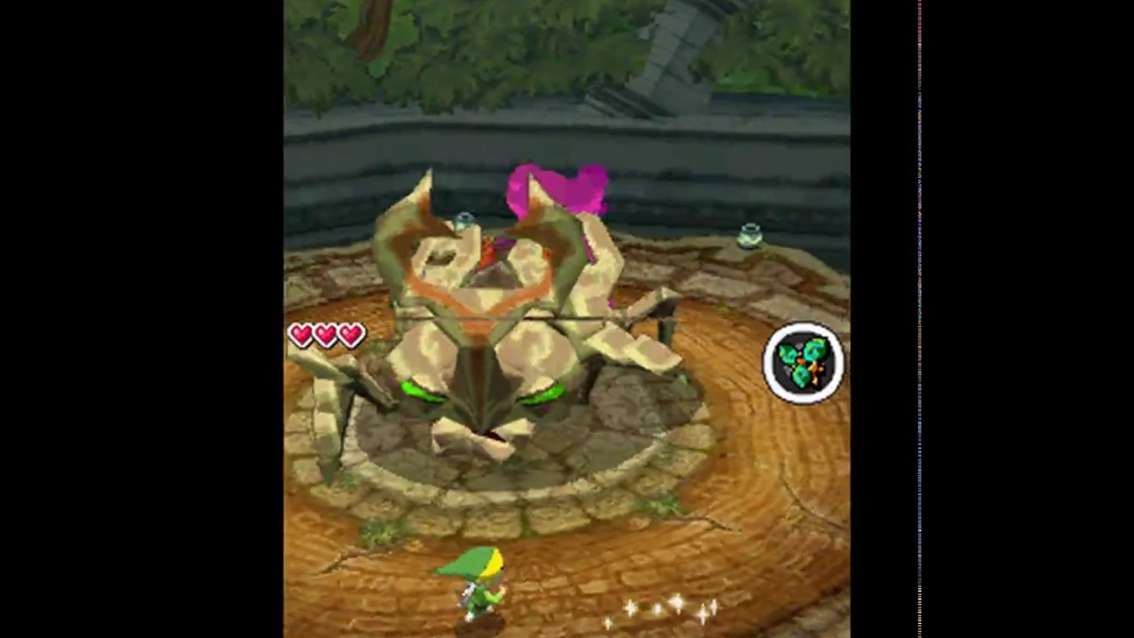 The Legend of Zelda: Spirit Tracks Boss 1 - Stagnox