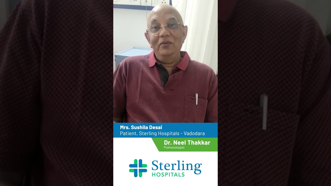 Testimonial Video | Mrs.Sushila Desai | Sterling Hospital | Vadodara