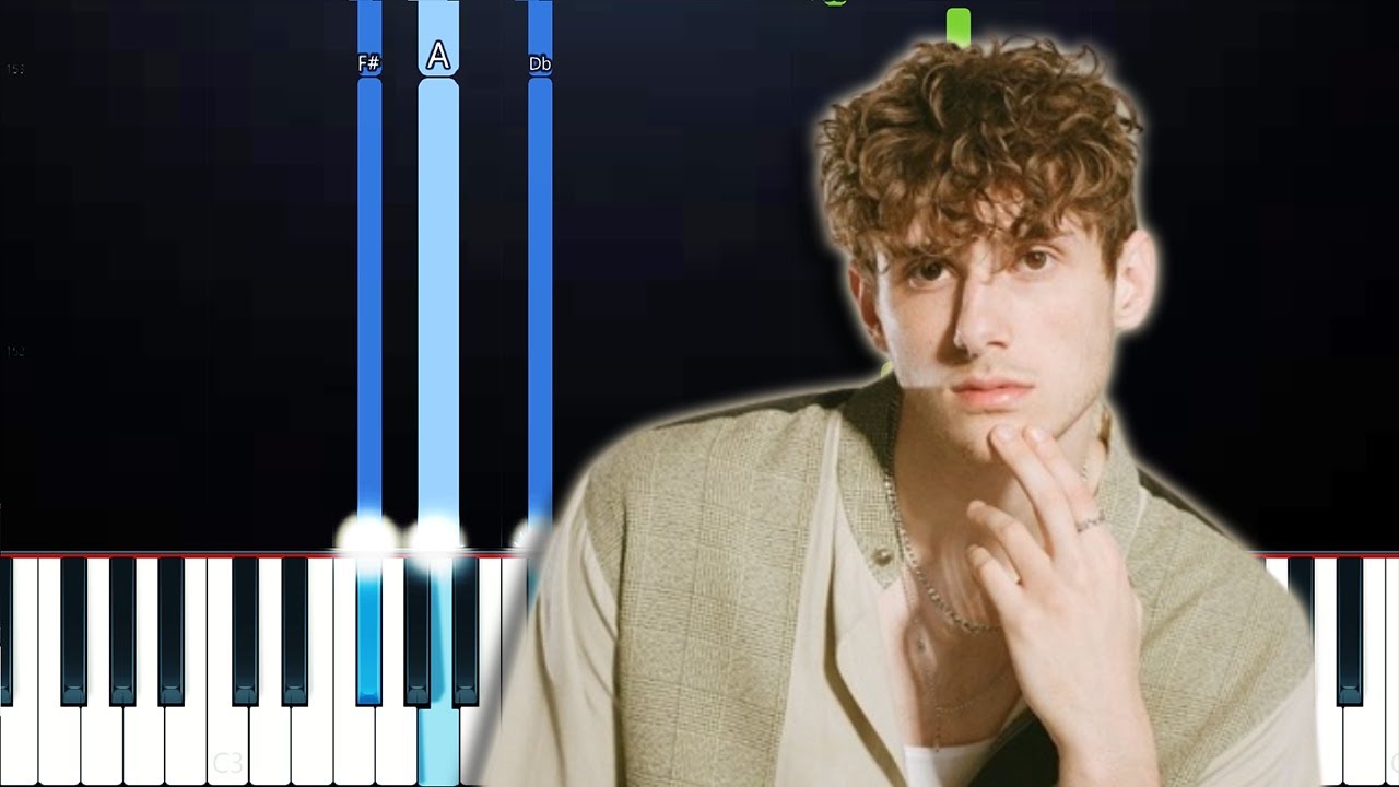 JVKE - i'm not okay (Piano Tutorial)