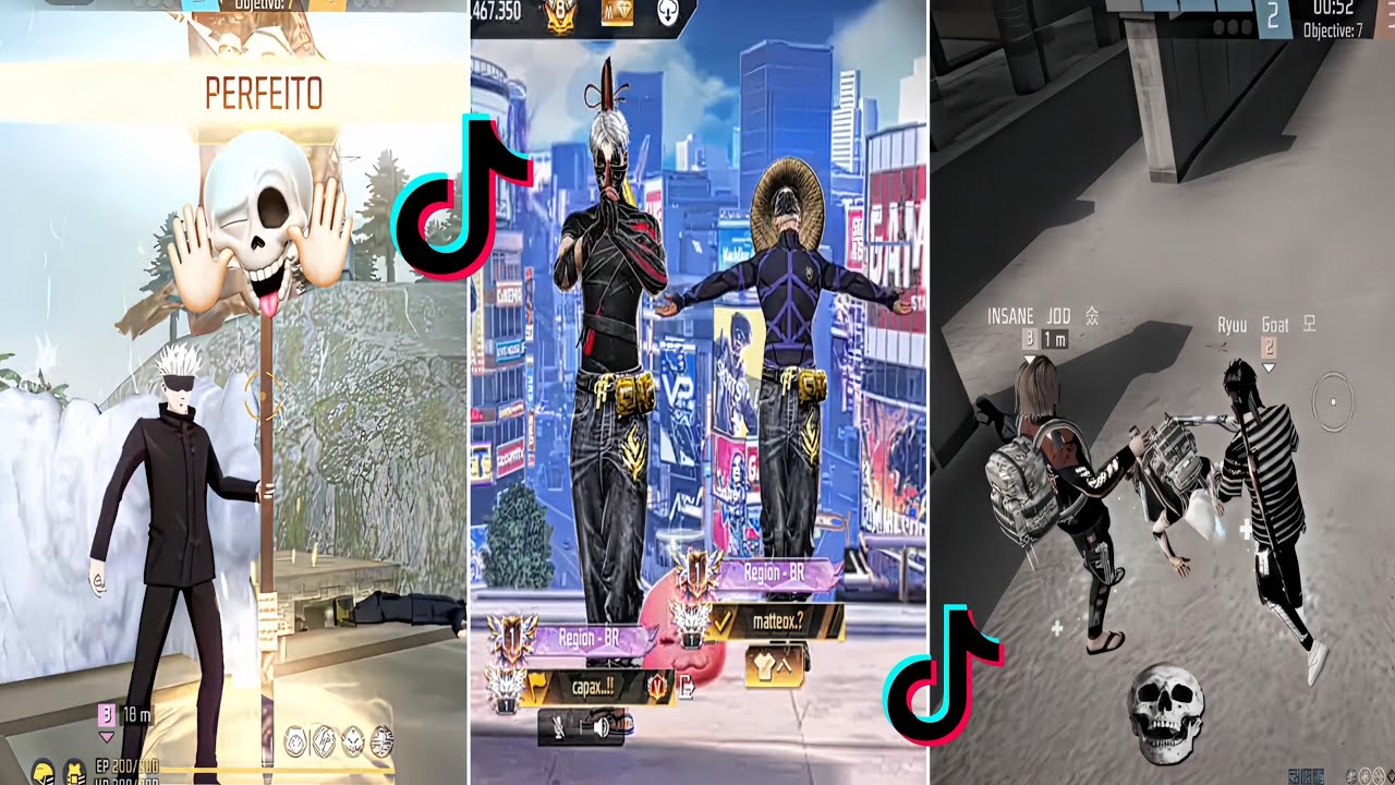 BEST VIDEO FREE FIRE 😱☠️ EDITS TIKTOK TROLL FACE 🥵🥶 P.182