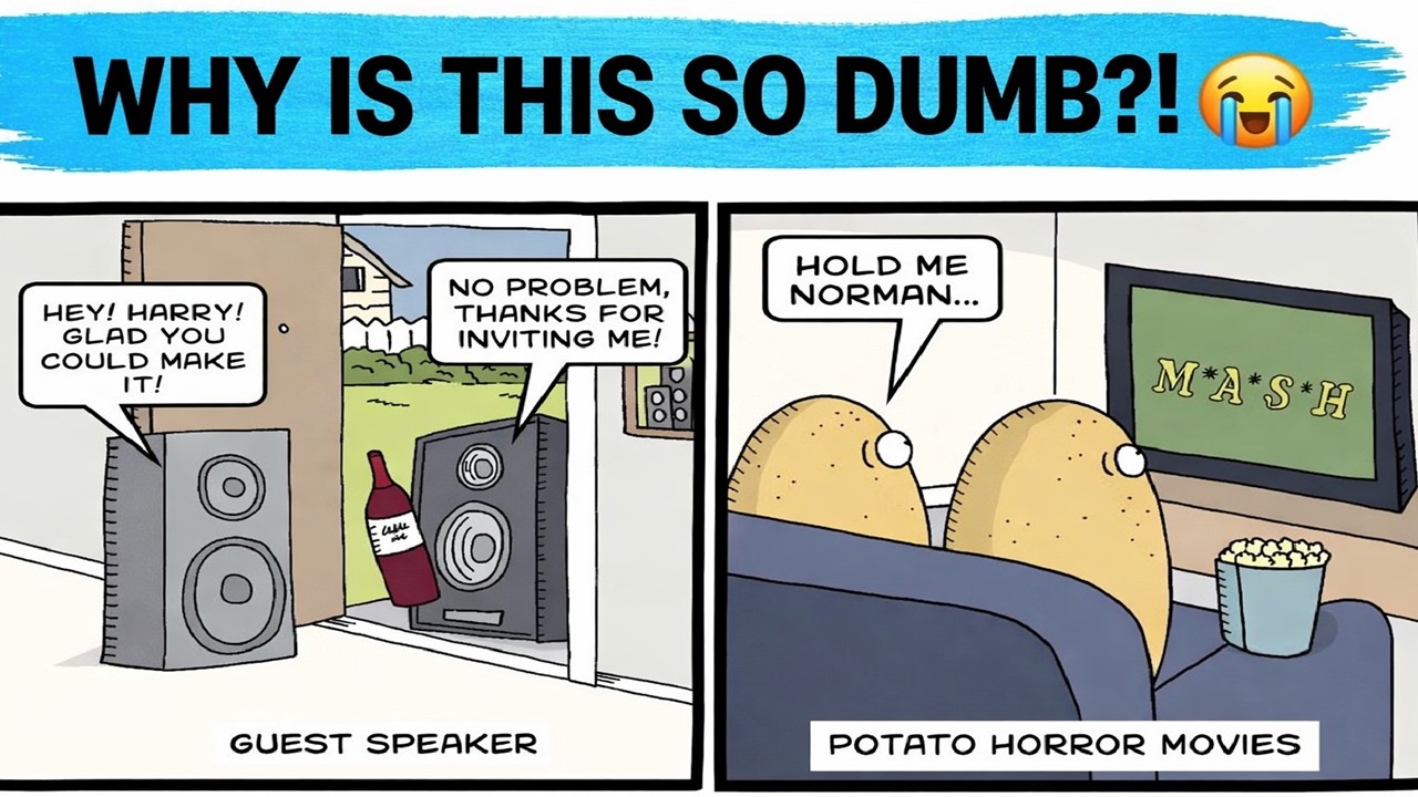 Absurd Situations & Silly Humor Comics 🤪 | Hilarious Cartoon Fails That Will Make You Laugh!
