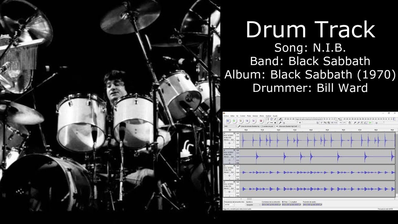 N.I.B. (Black Sabbath) • Drum Track
