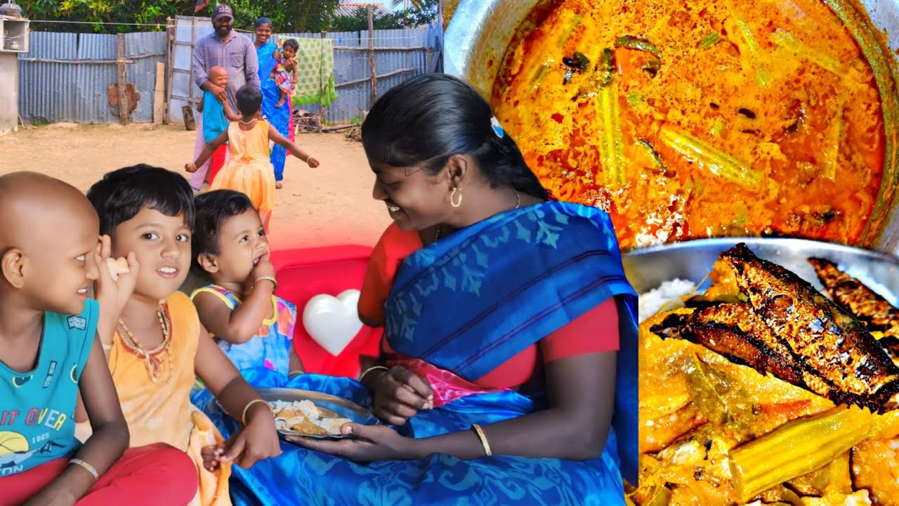 நம்ம ஊர் மார்க்கெட்ல கரவலை சூடை மீன் வாங்கி ருசியான மீன் குழம்பு வச்சு குடும்பத்தோடு சாப்பிட்டோம்