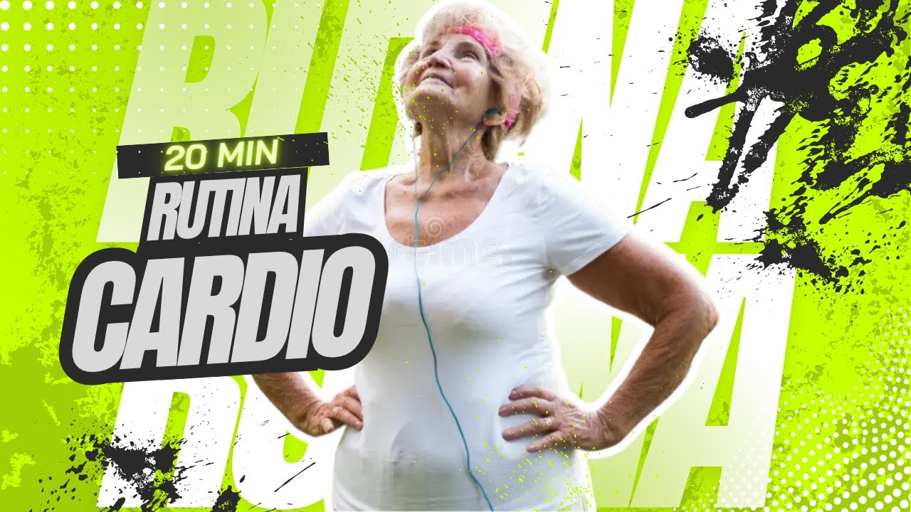 20 MIN Rutina Cardio para adultos mayores. 20 MIN Cardio workout for seniors.