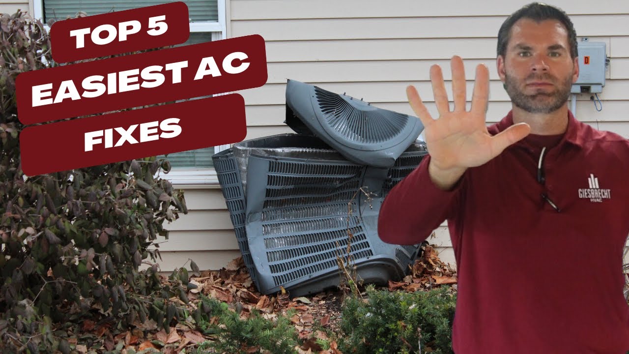 TOP 5 Easy Fixable AC Problems!