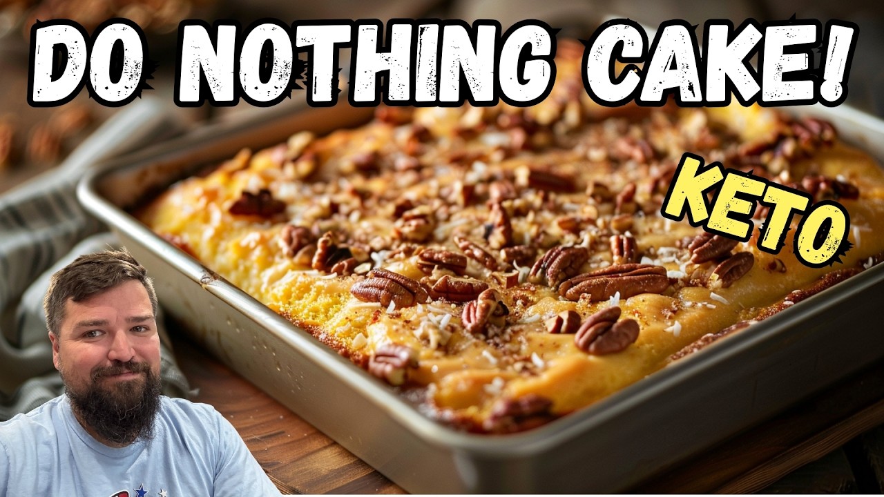 The Easiest Keto Cake You’ll Ever Make (Do Nothing Cake) Recipe!