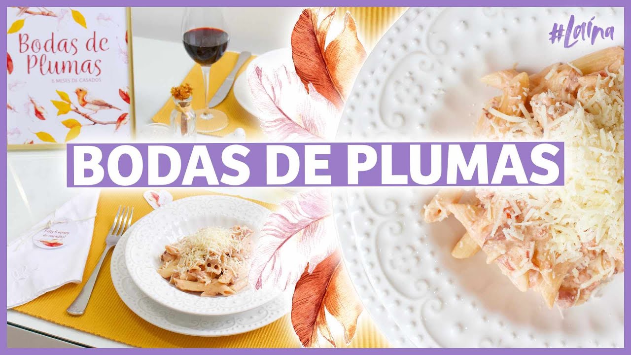BODAS DE PLUMAS: Jantar em casa para comemorar 6 meses de casados | #Laína