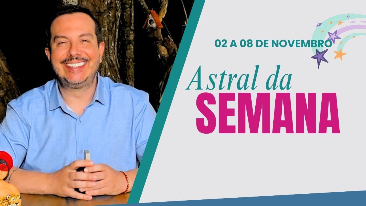 CARTA E ASTRAL  DA SEMANA - 02 a 08 de NOVEMBRO  2025 | Andr&eacute; Mantovanni