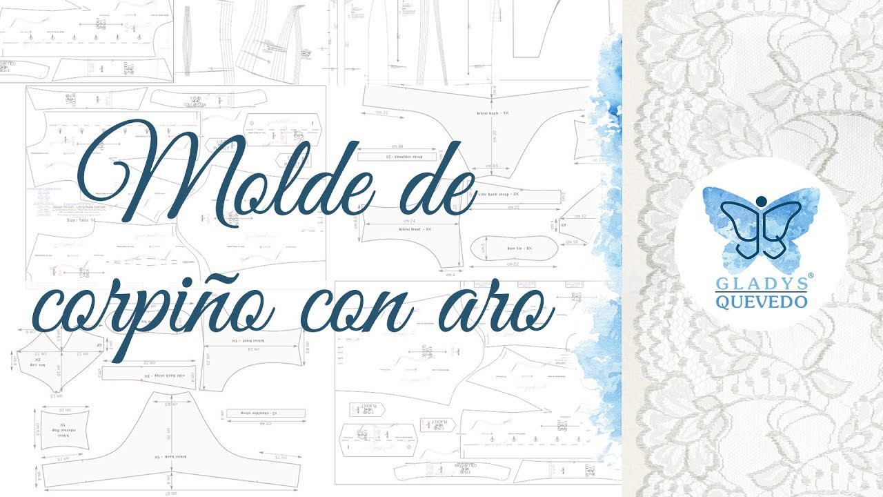 Gladys Quevedo - Molde de corpiño con aro