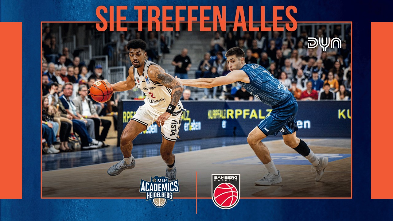Highlights: MLP Academics Heidelberg - BMA365 Bamberg Baskets | easyCredit BBL | Dyn Basketball